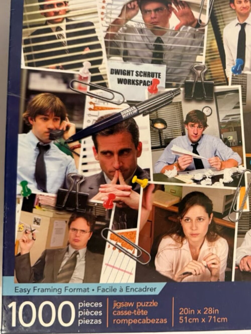 The Office 1000 Piece Jigsaw Puzzle Aquarius UNOPENED 20"x28"